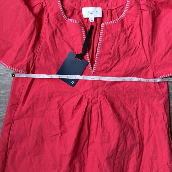 NEW TUCKERNUCK POMANDER PLACE Poppy Stitch Finley Flutter Sleeve Dress Large - Picture 11 of 13